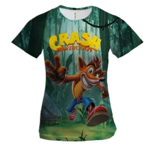 Жіноча 3D футболка Crash Bandicoot