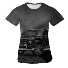 Жіноча 3D футболка Mercedes-Benz G (Гелендваген)