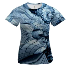 Женская 3D футболка Abstraction. 13