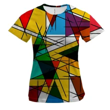 Жіноча 3D футболка Abstraction. 6