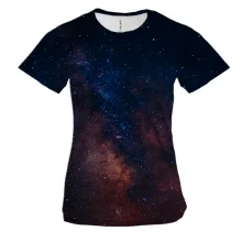 Жіноча 3D футболка Starry space