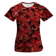 Жіноча 3D футболка Red sheets