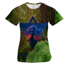 Жіноча 3D футболка Nature abstraction