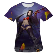 Женская 3D футболка Anime Warrior Girl