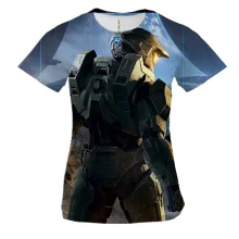 Жіноча 3D футболка Halo Infinite.