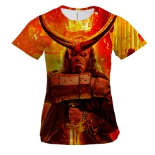 Жіноча 3D футболка HELLBOY