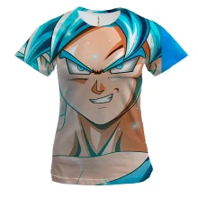 Женская 3D футболка Dragon Ball