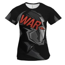 Женская 3D футболка WAR