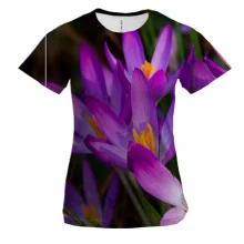 Жіноча 3D футболка Feolite flowers
