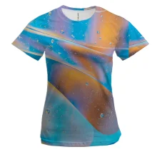 Жіноча 3D футболка Multicolor abstraction 10