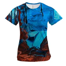 Жіноча 3D футболка Multicolor abstraction 5