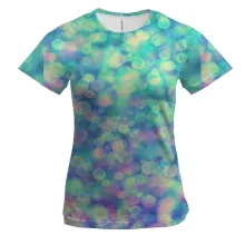 Жіноча 3D футболка Glitter pattern