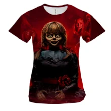 Жіноча 3D футболка Annabelle art