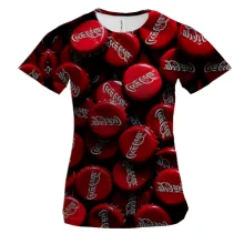 Жіноча 3D футболка кришки Coca Cola