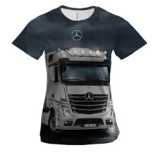 Женская 3D футболка Mercedes-Benz Actros