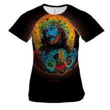 Жіноча 3D футболка Blue Jesus art.