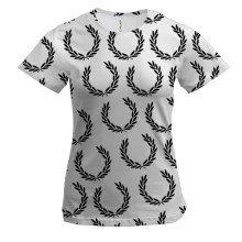Женская 3D футболка Fred Perry pattern