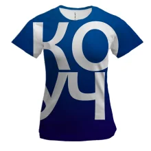 Жіноча 3D футболка КОУЧ