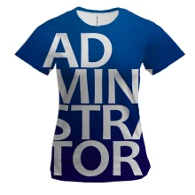 Женская 3D футболка ADMINISTRATOR