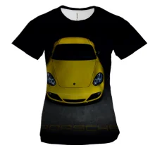 Жіноча 3D футболка Porsche car