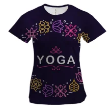 Женская 3D футболка YOGA