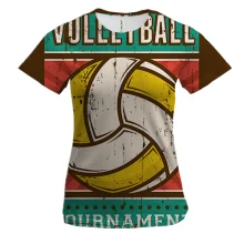Женская 3D футболка Volleyball Tournament