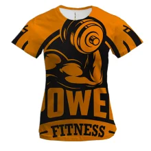 Женская 3D футболка Power Fitness