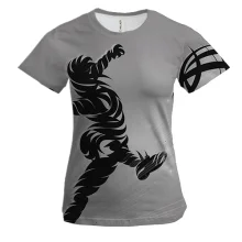 Жіноча 3D футболка Football player Graphic Art