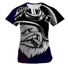 Женская 3D футболка Eagle pop art