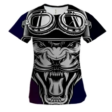 Женская 3D футболка Lion Head Pop Art