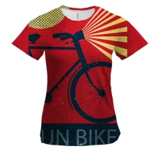 Женская 3D футболка Fun Bike