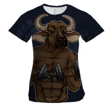 Жіноча 3D футболка Power GYM Buffalo