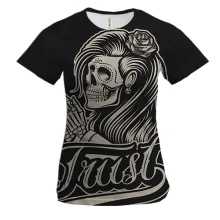 Жіноча 3D футболка Skull Trust