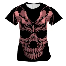 Жіноча 3D футболка Skull Mask