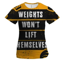 Жіноча 3D футболка Weights won