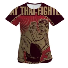 Женская 3D футболка Muay Thai fighter