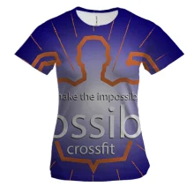 Женская 3D футболка CROSSFIT Possible