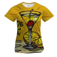 Жіноча 3D футболка Kamikaze cocktail