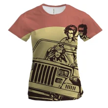 Жіноча 3D футболка Road Jeep