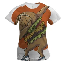 Жіноча 3D футболка Dab Burger