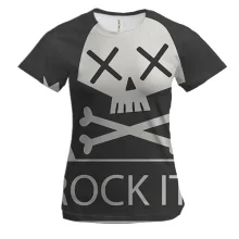 Женская 3D футболка Rock it