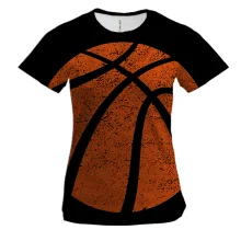 Жіноча 3D футболка Basketball ball