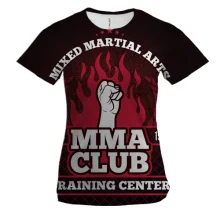 Жіноча 3D футболка MMA club