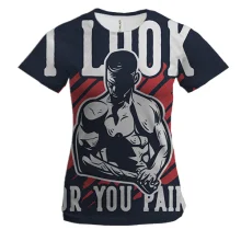 Женская 3D футболка I look for you pain