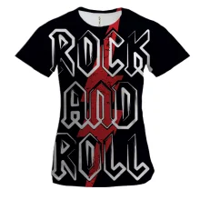 Жіноча 3D футболка Rock and Roll стрела
