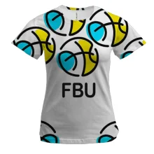 Женская 3D футболка с логотипом FBU