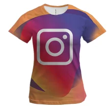 Жіноча 3D футболка з Instagram