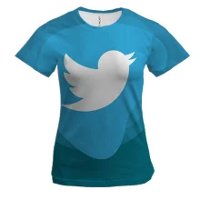 Жіноча 3D футболка з Twitter
