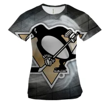 Женская 3D футболка Pittsburgh Penguins