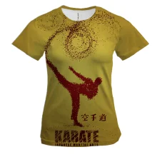Жіноча 3D футболка Karate man